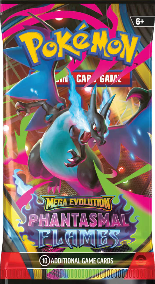 Pokemon TCG - Mega Evolutions - Phantasmal Flames - Booster Pack